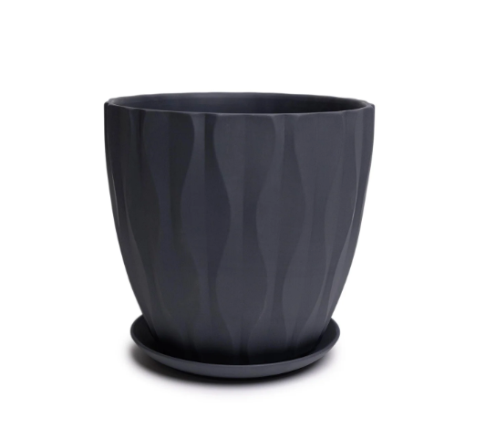 Porcelain Blue Grey Pots