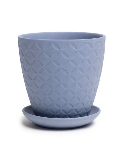 Porcelain Blue Grey Pots