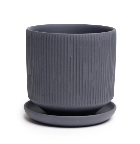 Porcelain Blue Grey Pots