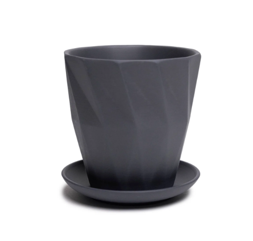Porcelain Blue Grey Pots