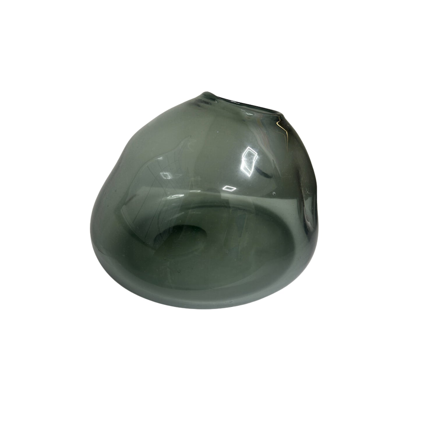 Smoke Glass Vase