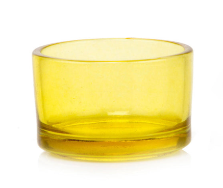 Yellow Tealight Glass