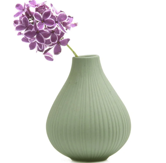 White Porcelain Flower Vase