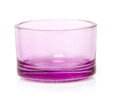 Pearlescent Silver Tealight Glass