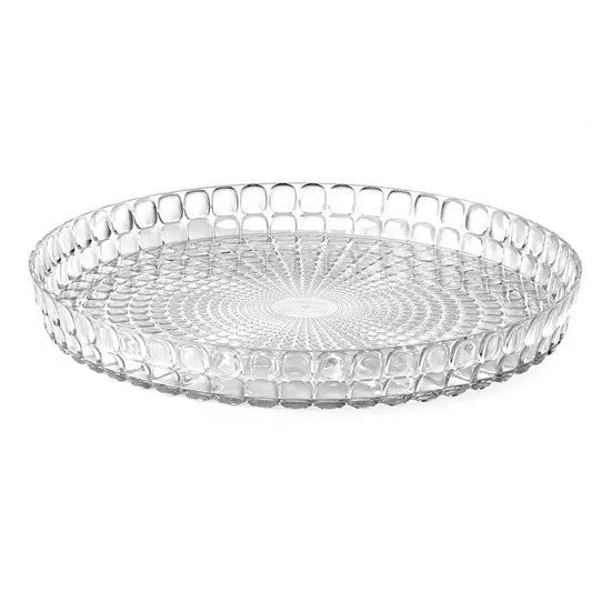 Guzzini Round Tray - Transparent