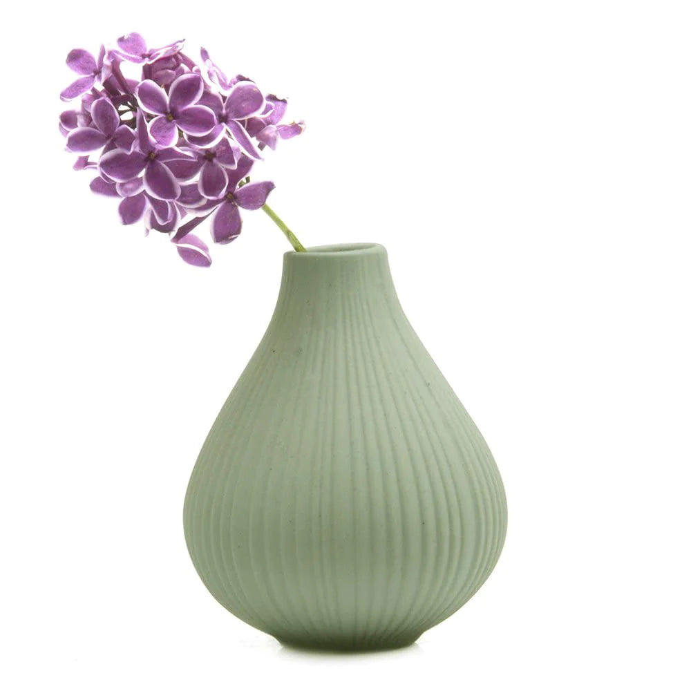 Green Porcelain Flower Vase