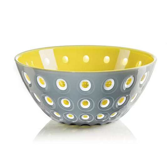 Guzzini Salad Bowl - Grey/Yellow