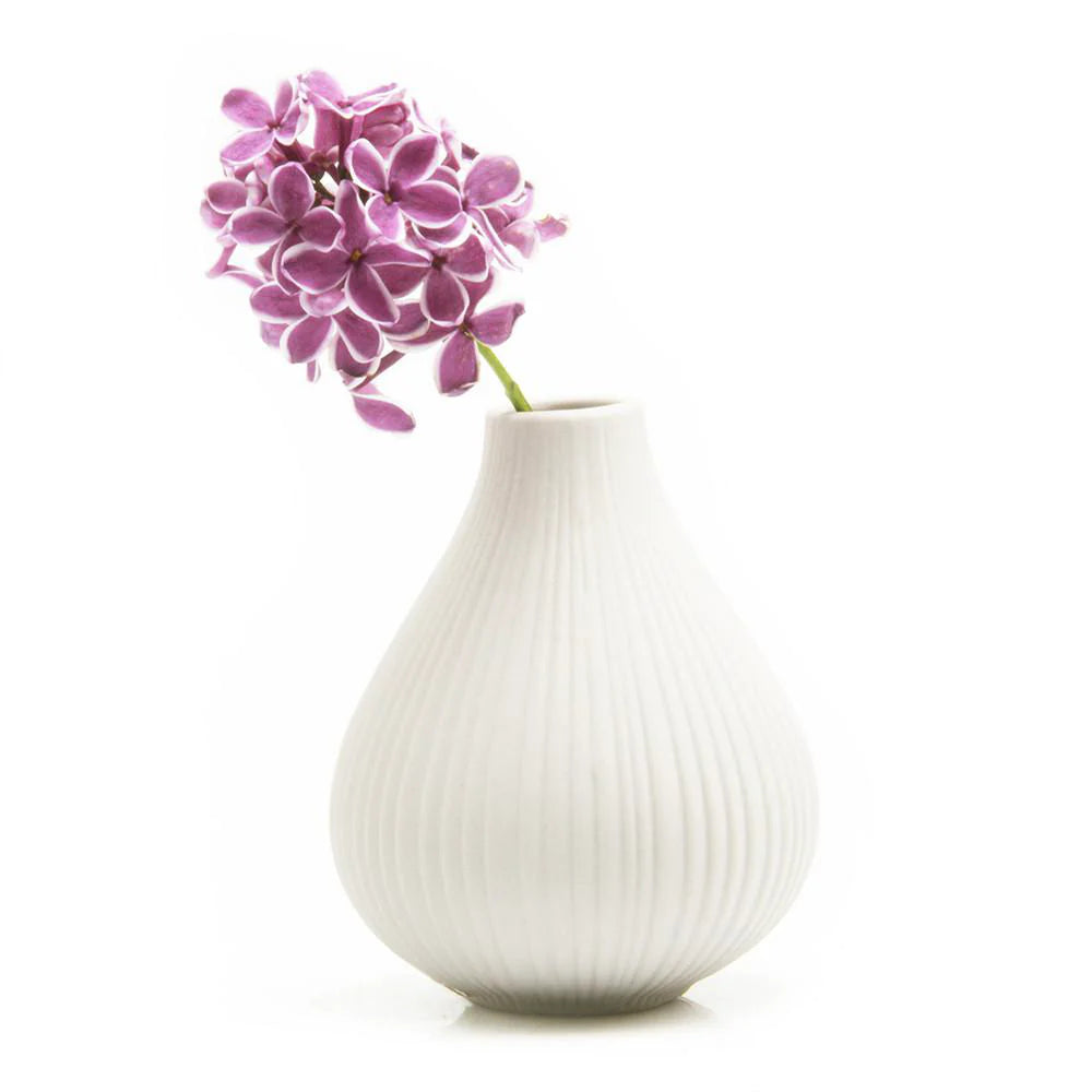 White Porcelain Flower Vase